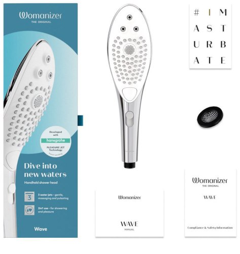 Sprchová hlavice/stimulátor klitorisu Womanizer Wave