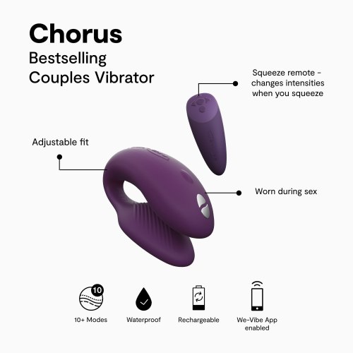 Tvarovatelný párový vibrátor We-Vibe Chorus