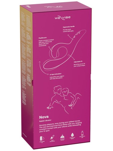 Tvarovatelný vibrátor s králíčkem We-Vibe Nova 2