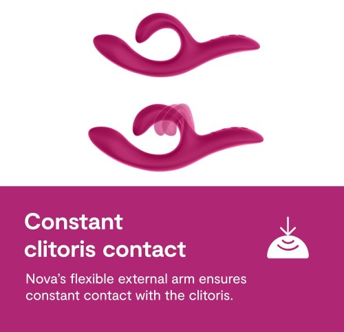 Tvarovatelný vibrátor s králíčkem We-Vibe Nova 2