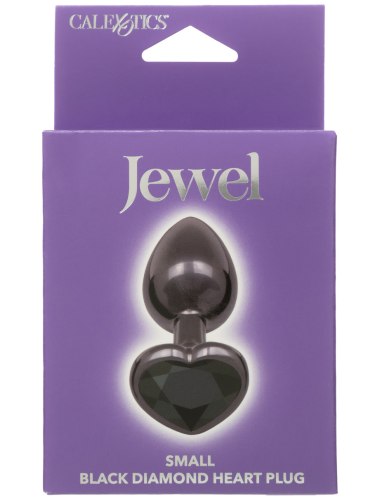 Kovový anální kolík se srdíčkem Jewel Small