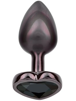 Kovový anální kolík se srdíčkem Jewel Small – Anální kolíky se šperkem