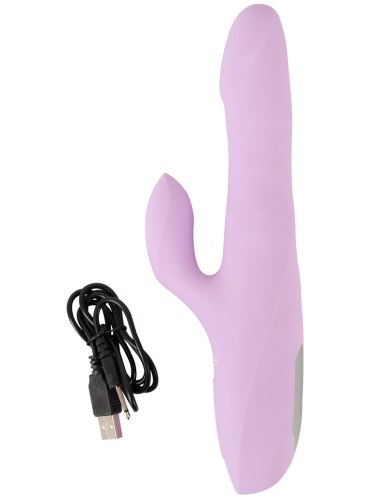 Přirážecí a perličkový vibrátor s králíčkem Sweet Smile