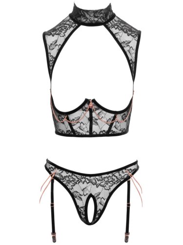 Set erotického krajkového prádla Abierta Fina