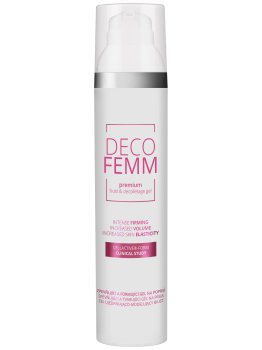 Zpevňující a formující gel na poprsí DecoFemm – Intimní gely