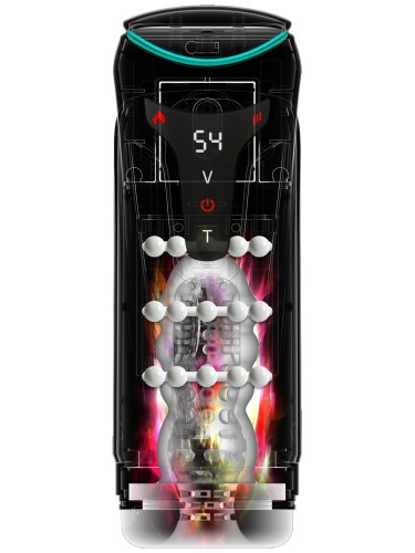 Přirážecí, vibrační a hřejivý masturbátor Moto-Bator Pro