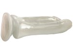 Dvojité realistické dildo s přísavkou Baroque Pearl