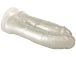 Dvojité realistické dildo s přísavkou Baroque Pearl