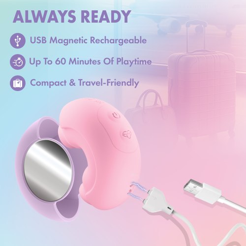 Oboustranný stimulátor klitorisu POUT & PLAY