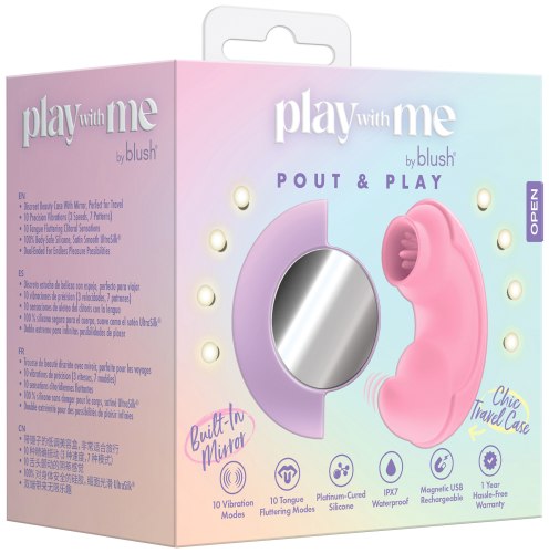Oboustranný stimulátor klitorisu POUT & PLAY