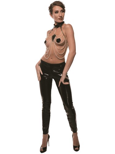 Obojek s perlovými řetízky Guilty Pleasure