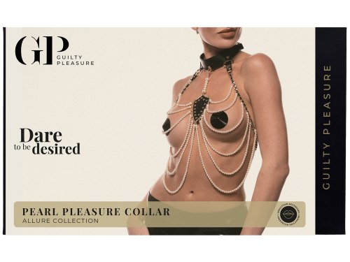 Obojek s perlovými řetízky Guilty Pleasure