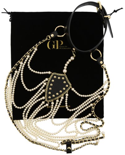Obojek s perlovými řetízky Guilty Pleasure