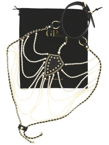 Obojek s perlovými řetízky Guilty Pleasure