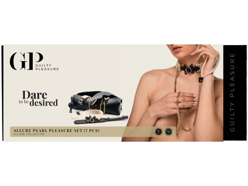 BDSM sada s perlovým designem Guilty Pleasure, 7 ks