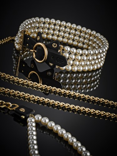 Perlový obojek s vodítkem Guilty Pleasure