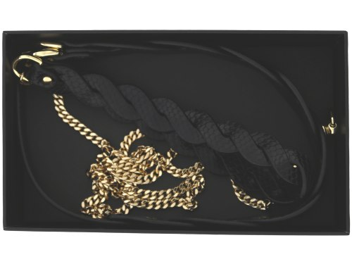 Pletený obojek s vodítkem Guilty Pleasure