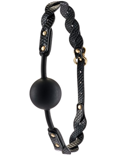 Pletený roubík s kuličkou Guilty Pleasure