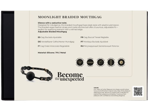 Pletený roubík s kuličkou Guilty Pleasure