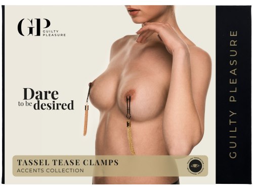 Sponové svorky na bradavky se střapci Guilty Pleasure