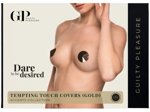 Zlaté samolepky na bradavky Guilty Pleasure