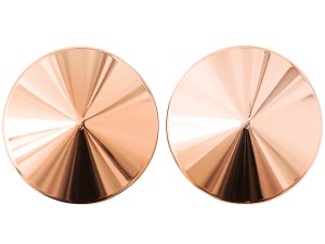 Zlaté samolepky na bradavky Guilty Pleasure – Samolepky na prsa a bradavky