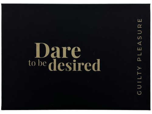 Černé samolepky na bradavky Guilty Pleasure