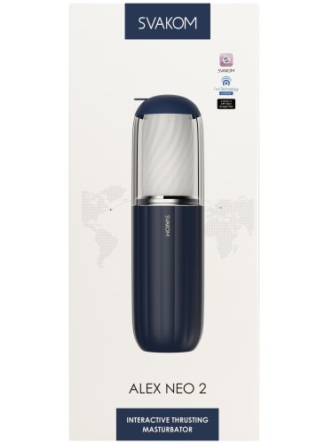 Interaktivní přirážecí masturbátor Svakom Alex Neo 2