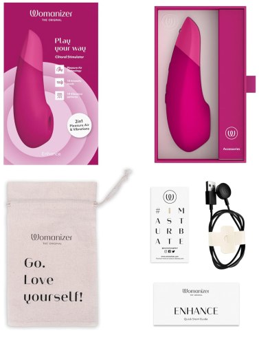 Pulzační a vibrační stimulátor klitorisu Womanizer Enhance