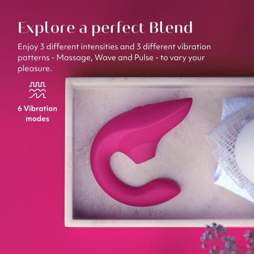 Vibrátor s pulzační stimulací klitorisu Womanizer Blend