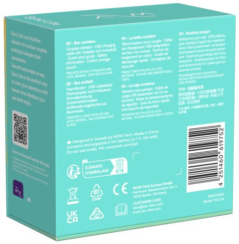 Párový vibrátor We-Vibe Sync Lite