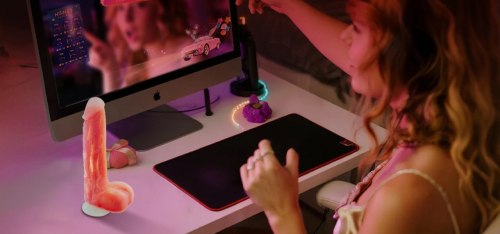 Realistický přirážecí vibrátor NOCTURA