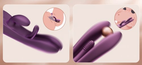 Vibrátor s králíčkem a jazýčkem TERRI