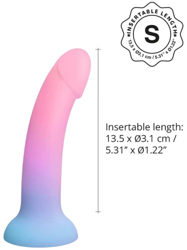 Silikonové dildo s přísavkou Dildolls Utopia S