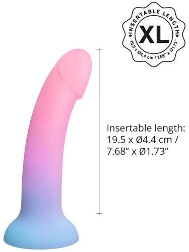 Silikonové dildo s přísavkou Dildolls Utopia XL