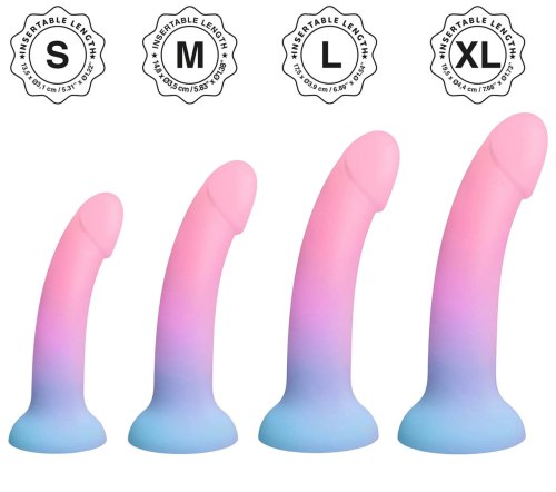 Silikonové dildo s přísavkou Dildolls Utopia XL