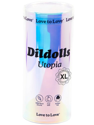 Silikonové dildo s přísavkou Dildolls Utopia XL