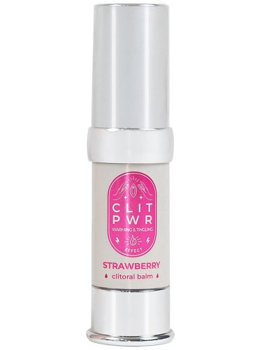 Stimulační balzám na klitoris Clit Pwr Strawberry, 15 ml