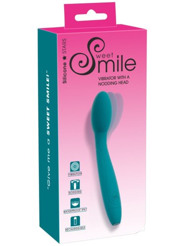 Vibrátor s pohyblivou hlavou Sweet Smile