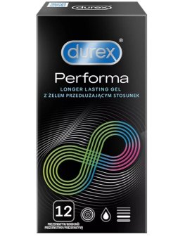 Kondomy pro oddálení ejakulace Durex Performa, 12 ks – Znecitlivující kondomy na oddálení ejakulace