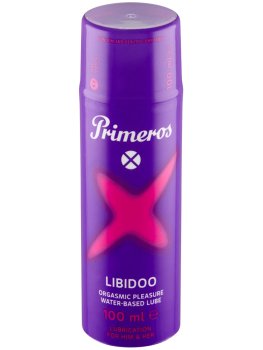 Stimulační vodní lubrikační gel Primeros LIBIDOO, 100 ml – Hřejivé lubrikační gely (prokrvující)