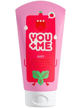 Vodní lubrikační gel s vůní jahod YOU+ME Juicy, 150 ml – Univerzální lubrikační gely