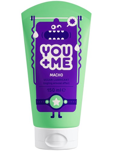 Stimulační vodní lubrikační gel YOU+ME Macho, 150 ml
