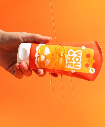 Hřejivý vodní lubrikační gel YOU+ME Darling, 150 ml