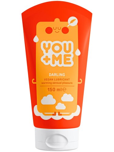 Hřejivý vodní lubrikační gel YOU+ME Darling, 150 ml