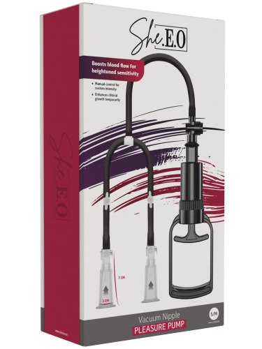 Vakuová pumpa na bradavky She.E.O, S/M