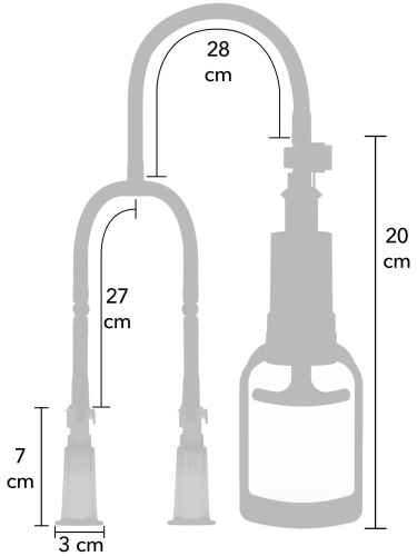 Vakuová pumpa na bradavky She.E.O, S/M