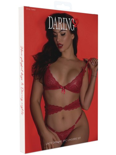 Set krajkového prádla Lace Dreams, 3 ks