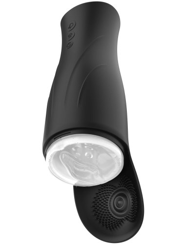 Sací, vibrační a pulzační masturbátor Deep Squeeze Nutbuster