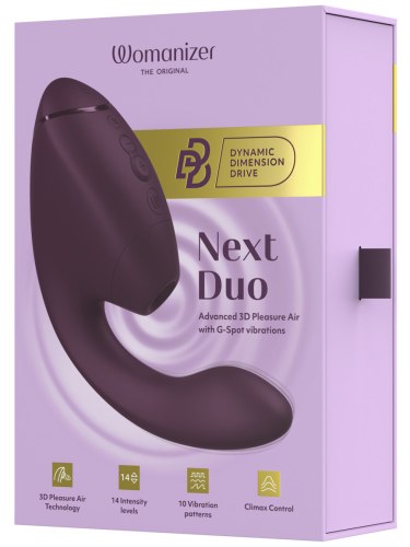 Vibrátor s pulzační stimulací klitorisu Womanizer Next Duo